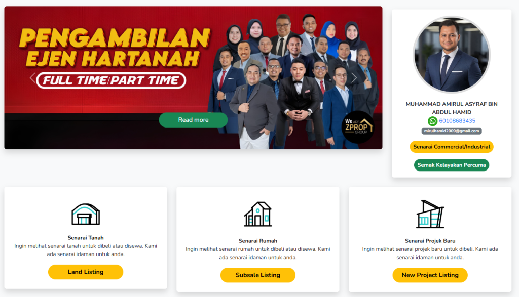 Khidmat perunding hartanah yang dipercayai dan berdaftar di Malaysia. Dapatkan khidmat nasihat hartanah